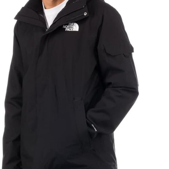 THE NORTH FACE MEN'S TORO PEAK 3 IN 1 TRICLIMATE WATERPROOF HOODED JACKET BLACK - Picture 4 of 4